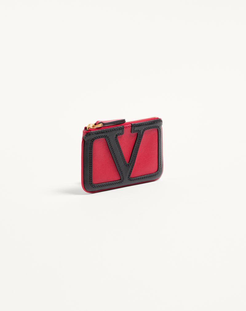 Chaveiro de couro napa Valentino Garavani Viva Superstar