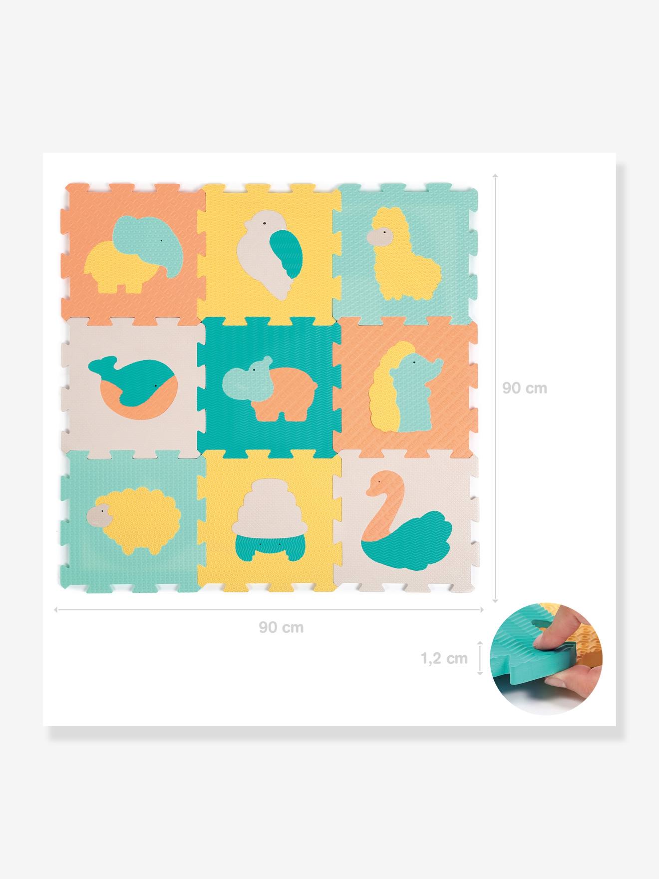 Ludi Baby Schaumstoff-Puzzlematte mit Tieren LUDI - mehrfarbig
