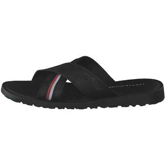 Tommy Hilfiger Criss Cross Mix Sandal in schwarz