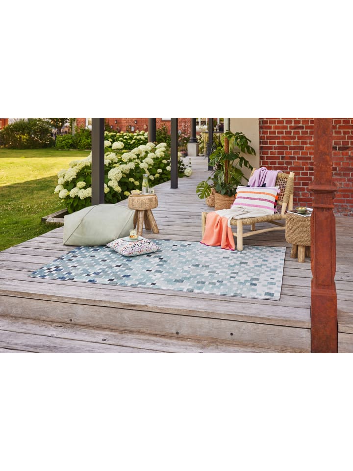 ESPRIT Outdoorteppich Pacific in blau, türkis günstig kaufen