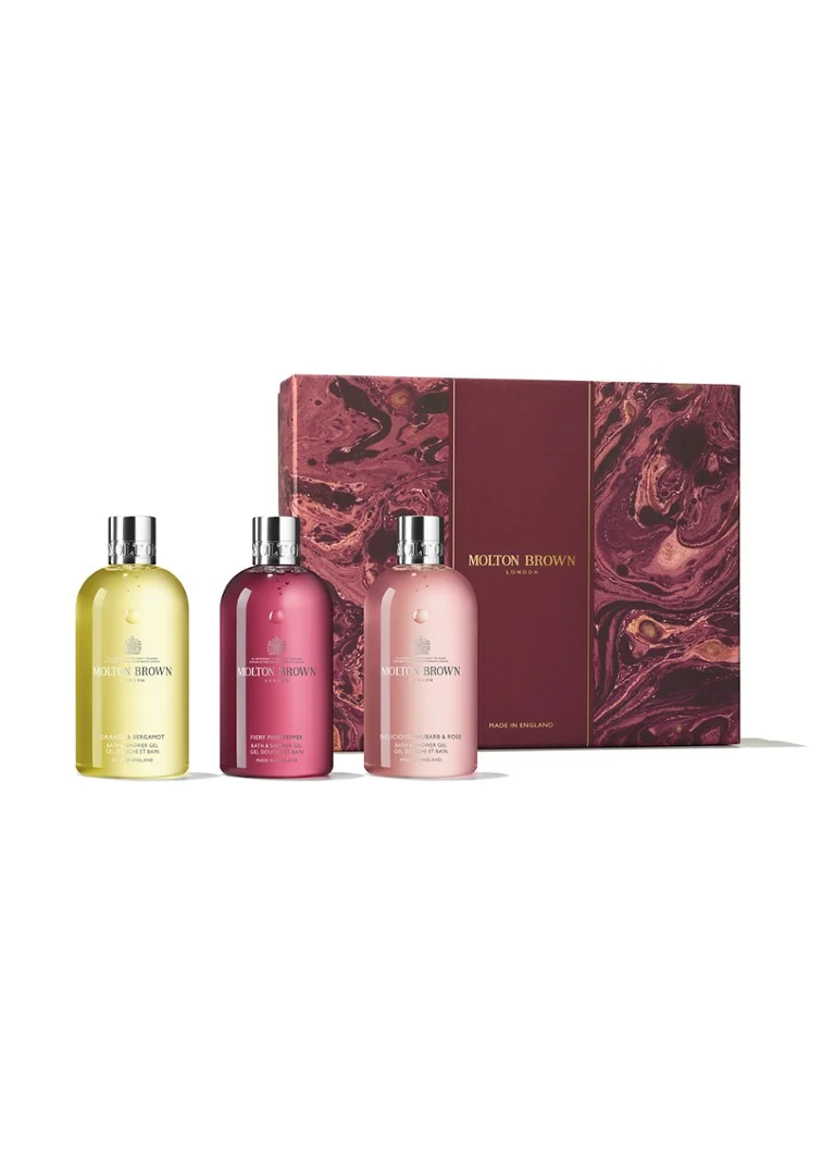 Molton Brown Floral & Spicy Body Care Gift Set - Limitirano izdanje gela za kupanje i tuširanje