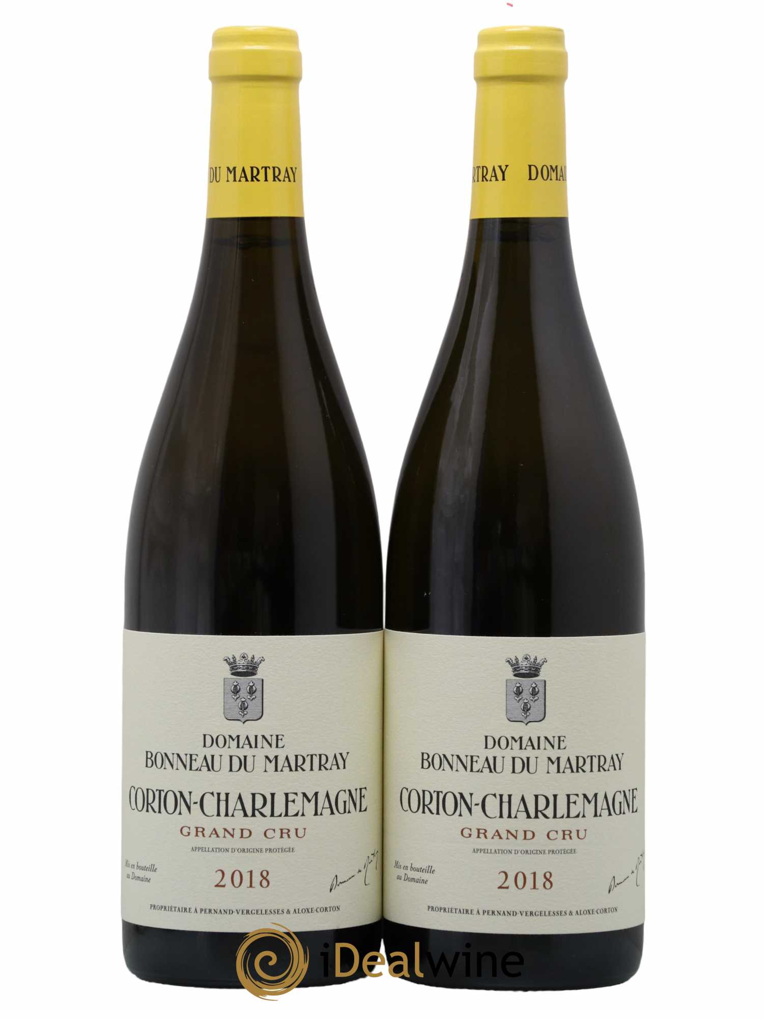Corton-Charlemagne Grand Cru Bonneau du Martray (Domaine)  2018 - Lot de 2 Bouteilles