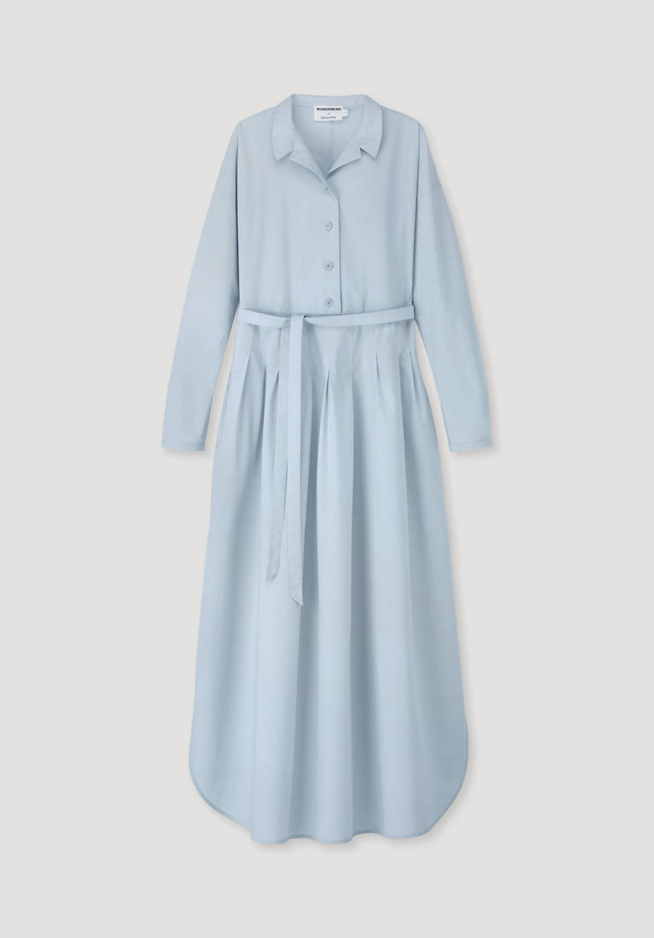 WUNDERKIND X HESSNATUR Hemdblusenkleid aus reiner Bio-Baumwolle