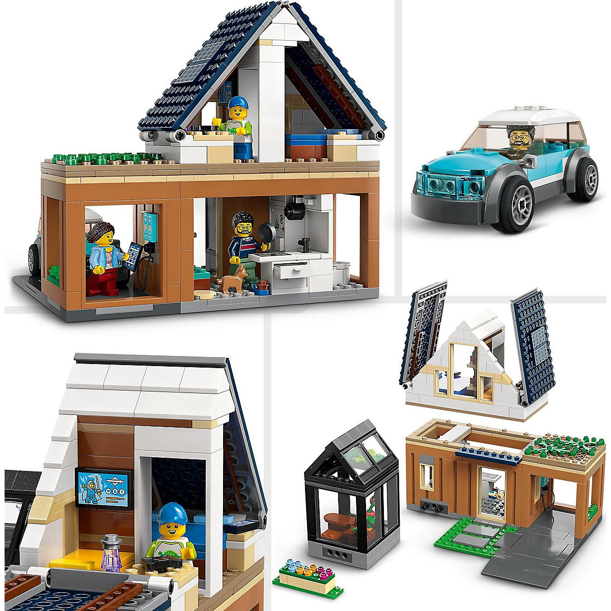 LEGO® City 60398 Familienhaus mit Elektroauto