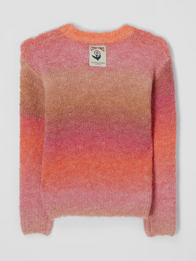 Pullover mit Alpaka-Anteil in rot
