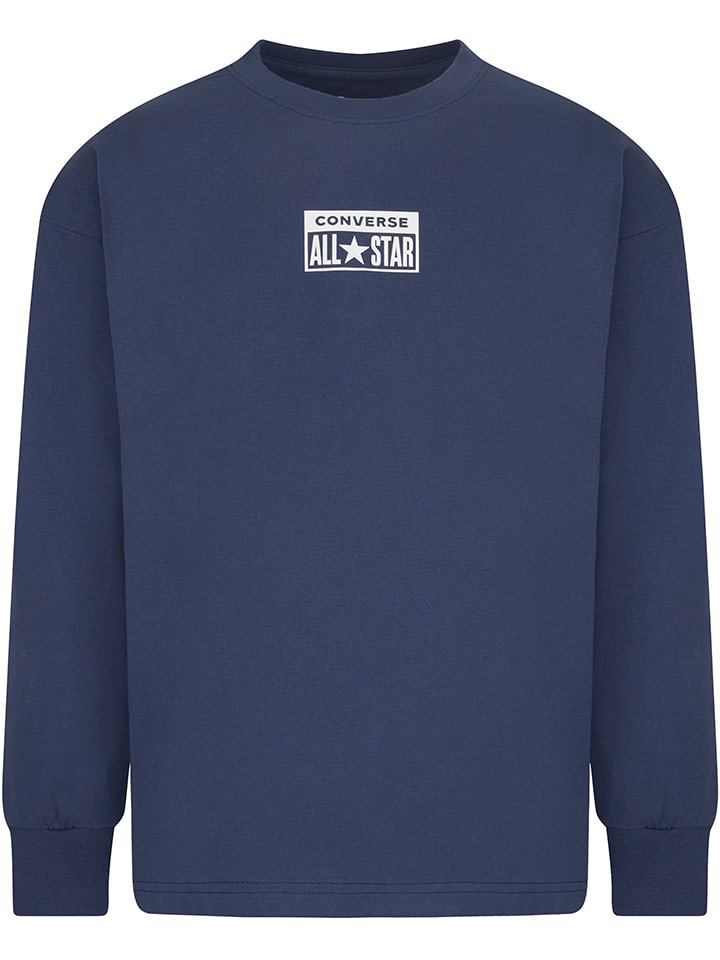 Converse Sweatshirt in Dunkelblau günstig kaufen