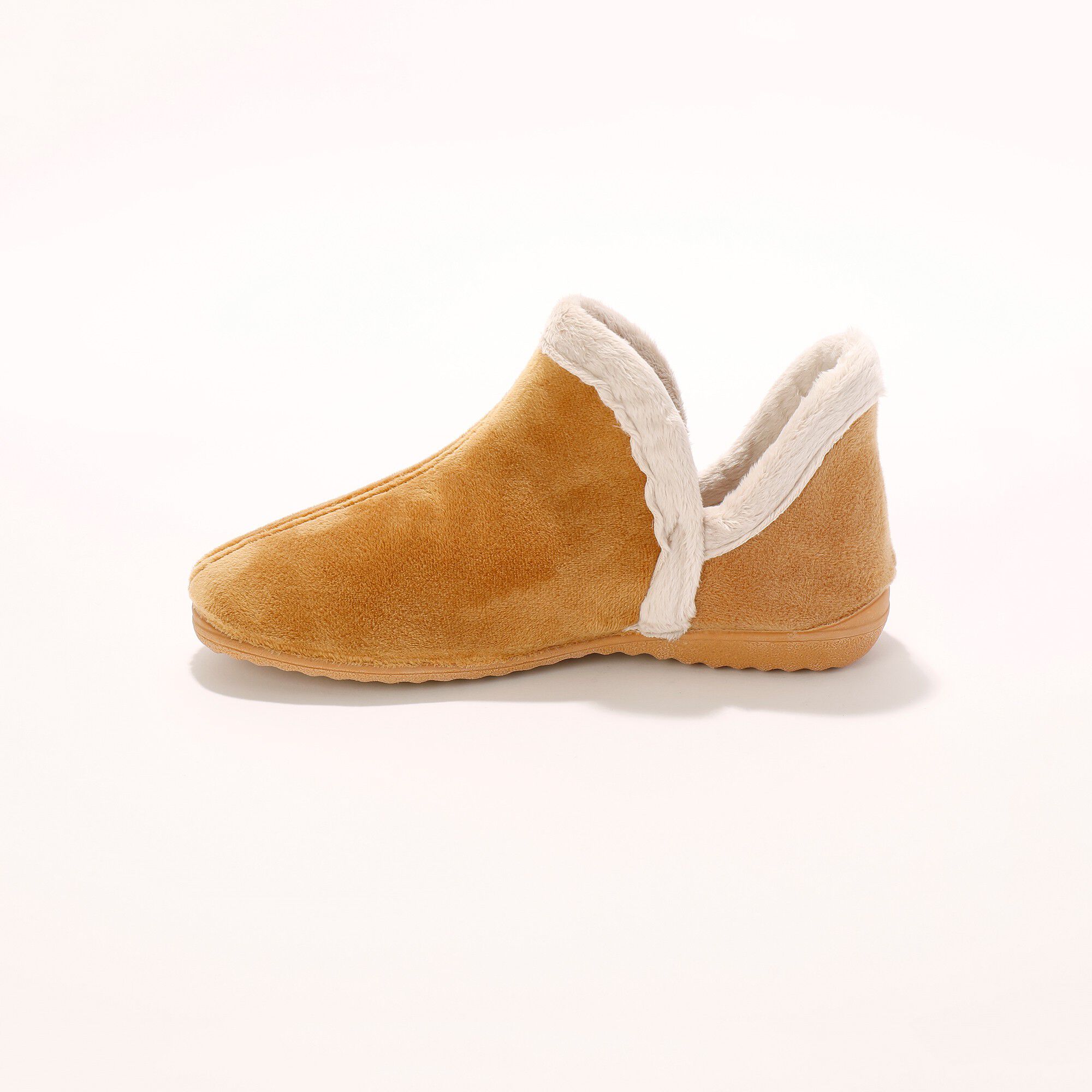 Chaussons bottillons en velours
