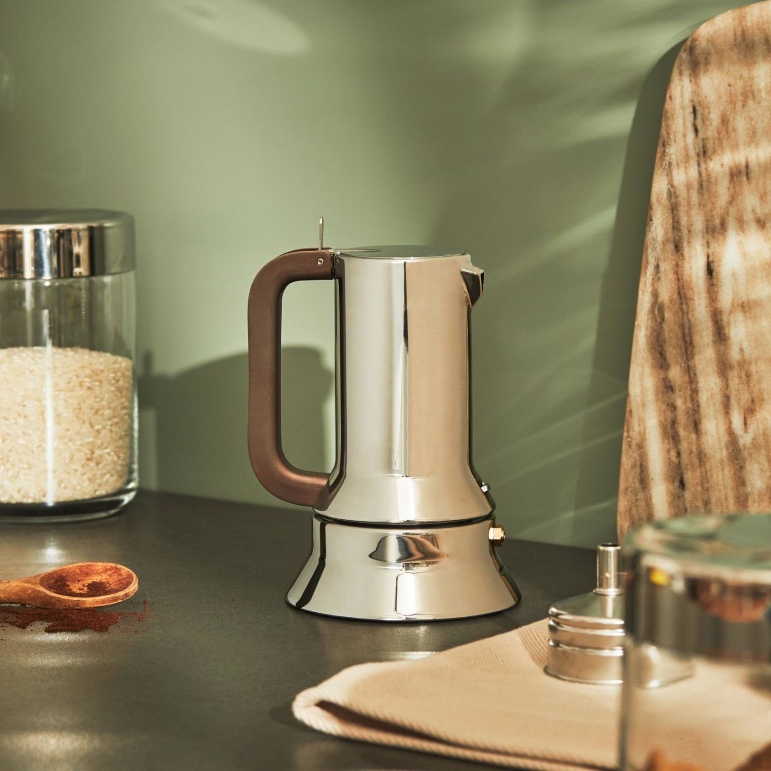 Alessi Espressokocher Richard Sapper 9090/M, 0,5l Kaffeekanne