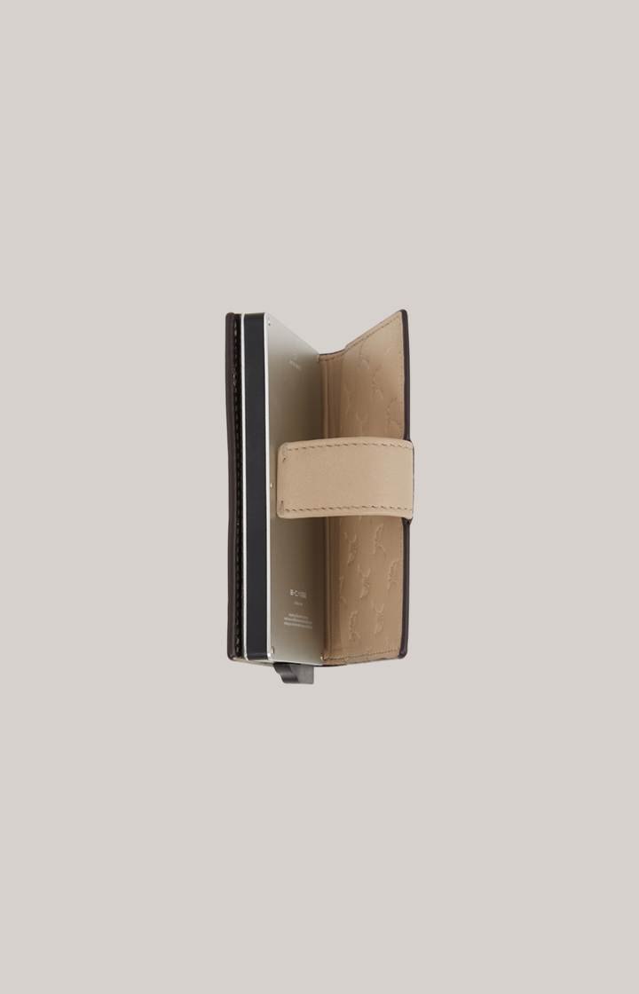 Leder-Karten-Etui Sofisticato C-Two in Beige