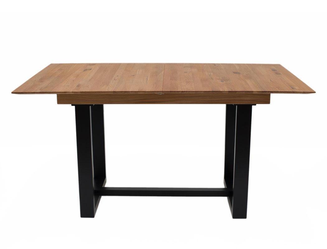 expendio Eckbankgruppe Gunar 1XL, (komplette Tischgruppe, Spar-Set, 4-tlg), Tisch Gunar Eiche rustikal + Eckbank + Bank Eda 2 + Stuhl Caja Gray