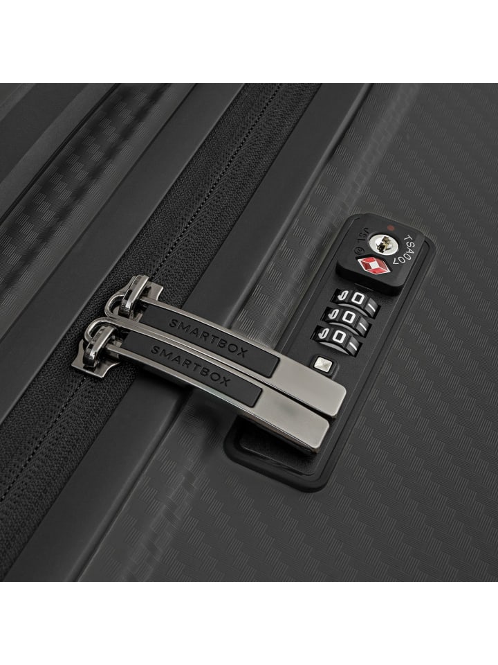 Smartbox Edition 01 THE THREE SET 4 Rollen Kofferset 3-teilig in black günstig kaufen onesize