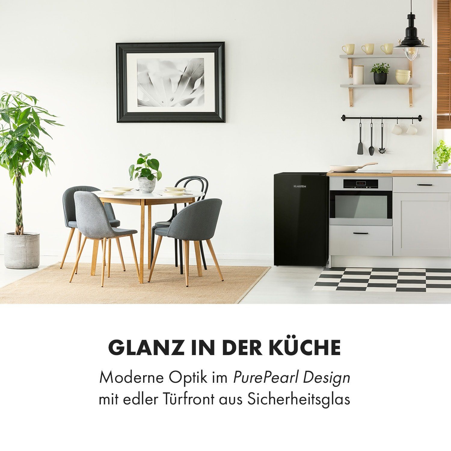 Klarstein Getränkekühlschrank HEA14-Frost Kühlschr 10033176, 84 cm hoch, 45 cm breit