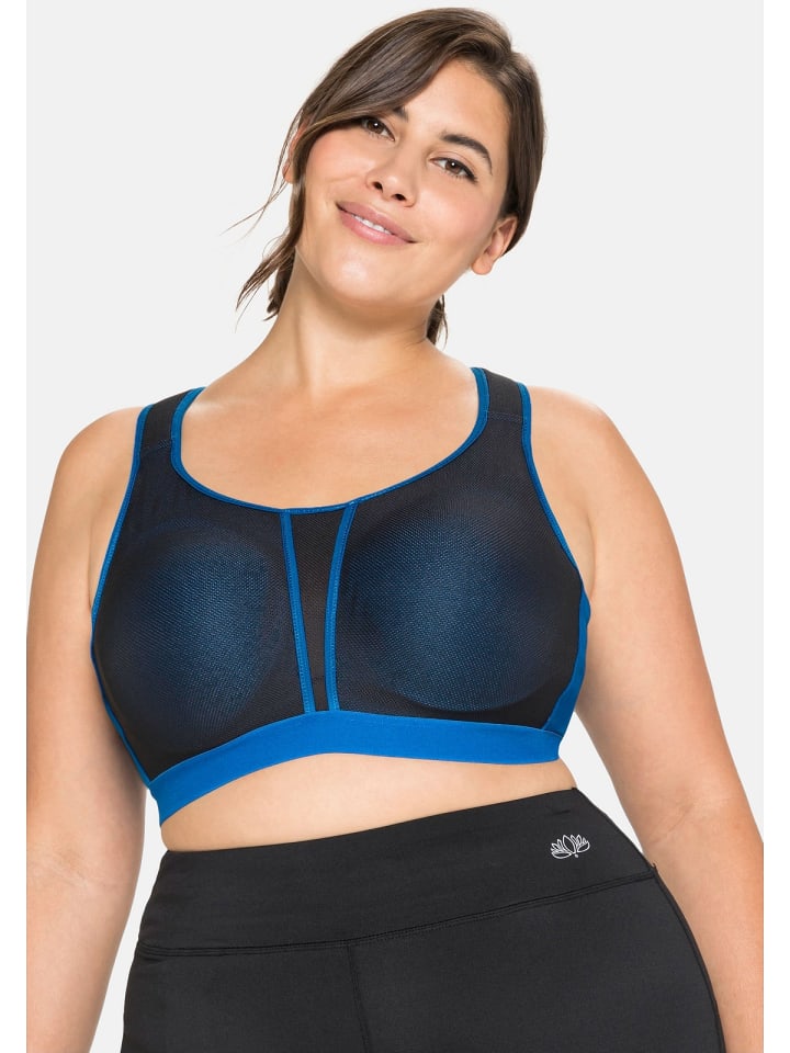 sheego Sport-BH in italienblau günstig kaufen 85B