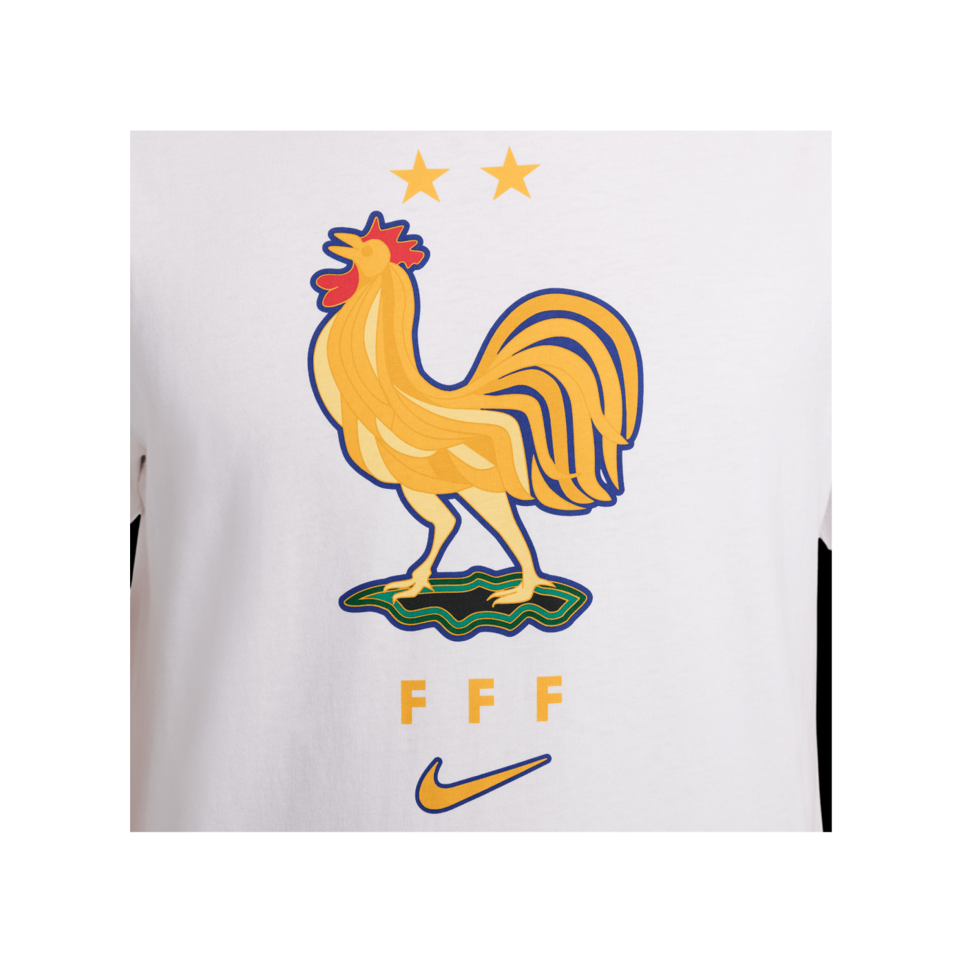 Nike Frankreich Crest T-Shirt EM 2024 Weiss F100
