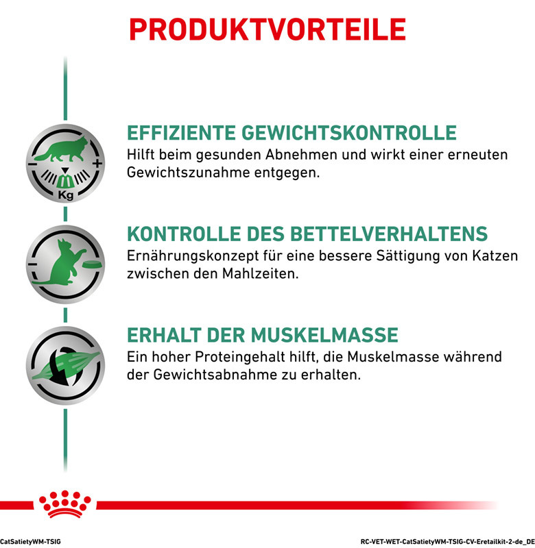 ROYAL CANIN Übergewicht ROYAL CANIN Veterinary Satiety Weight Management 12x85g