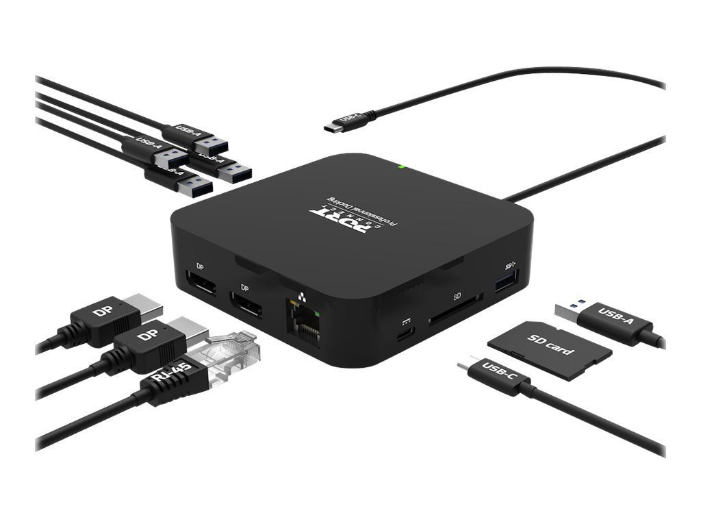 Port Laptop-Dockingstation PORT DOCKING TYPE C TRAVEL 2 X 4K