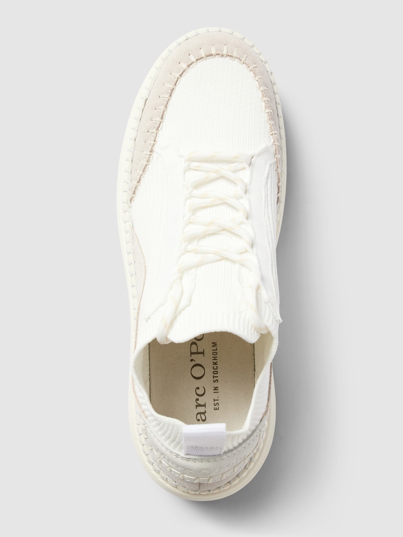 Sneaker mit Label-Detail Modell 'THEA' in weiß