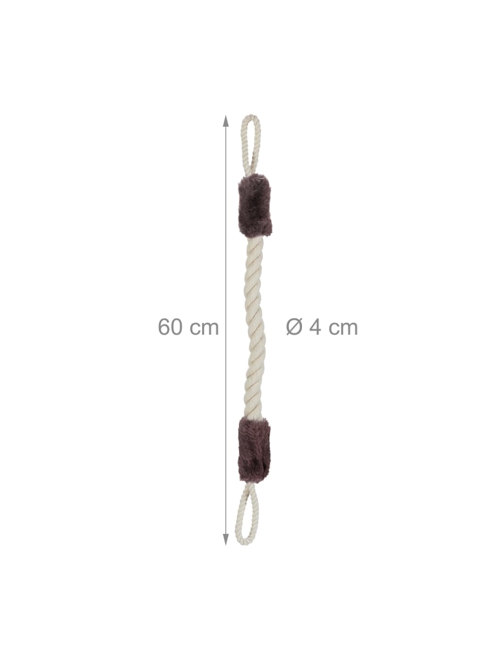 relaxdays 2x Türkordel Klemmschutz in Braun / Beige günstig kaufen onesize