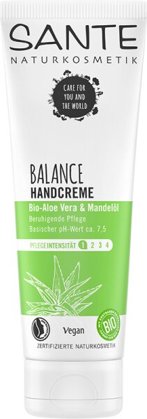 Sante BALANCE Handcreme Bio-Aloe Vera & Mandelöl Handcreme