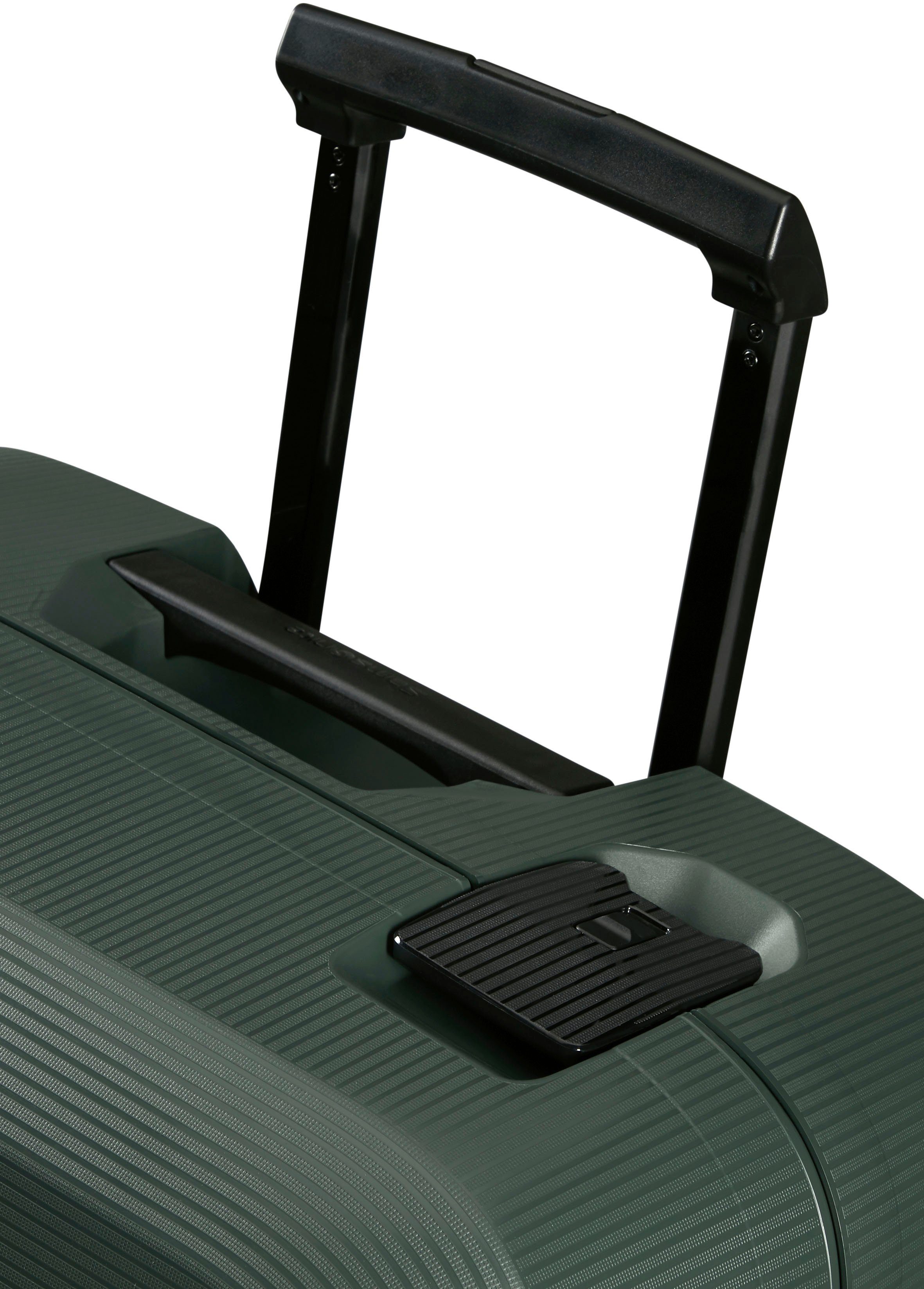 Samsonite Hartschalen-Trolley Magnum Eco forest green, 55 cm, 4 Rollen, aus recyceltem Material; Made in Europe