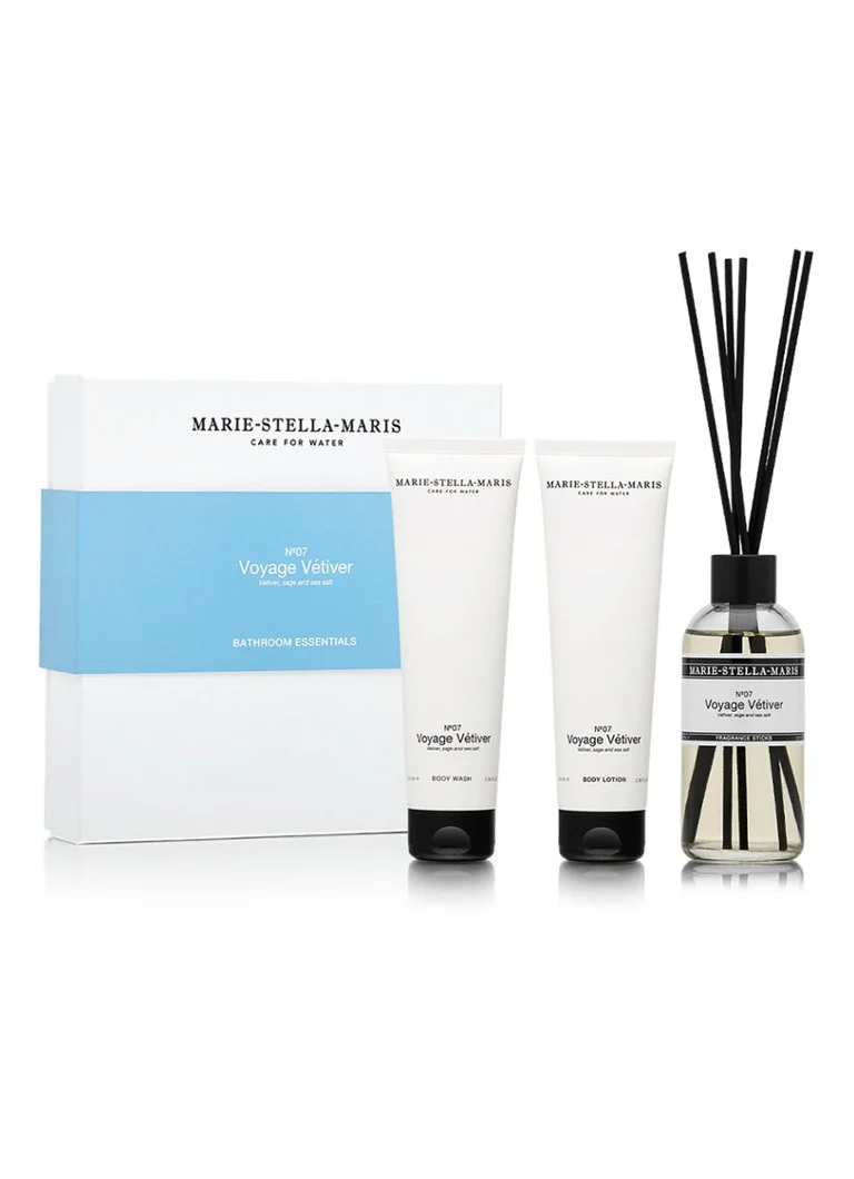Marie-Stella-Maris  Voyage Vétiver Bathroom Essentials set - geuren- en verzorgingsset