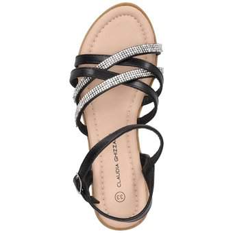 Claudia Ghizzani Sandale in schwarz