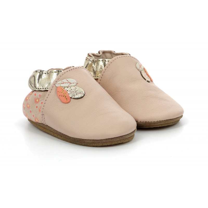 Chaussons cuir tannage végétal Leaf Season Crp