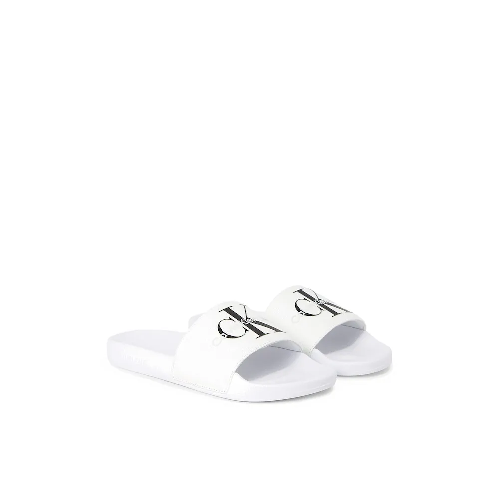 Calvin Klein Slide Monogram YW00103-01W / weiss