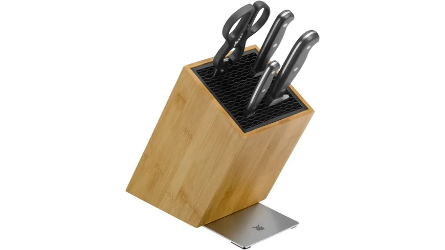 WMF Messer Set Spitzenklasse Plus mit FlexTec Messerblock 5-tlg.