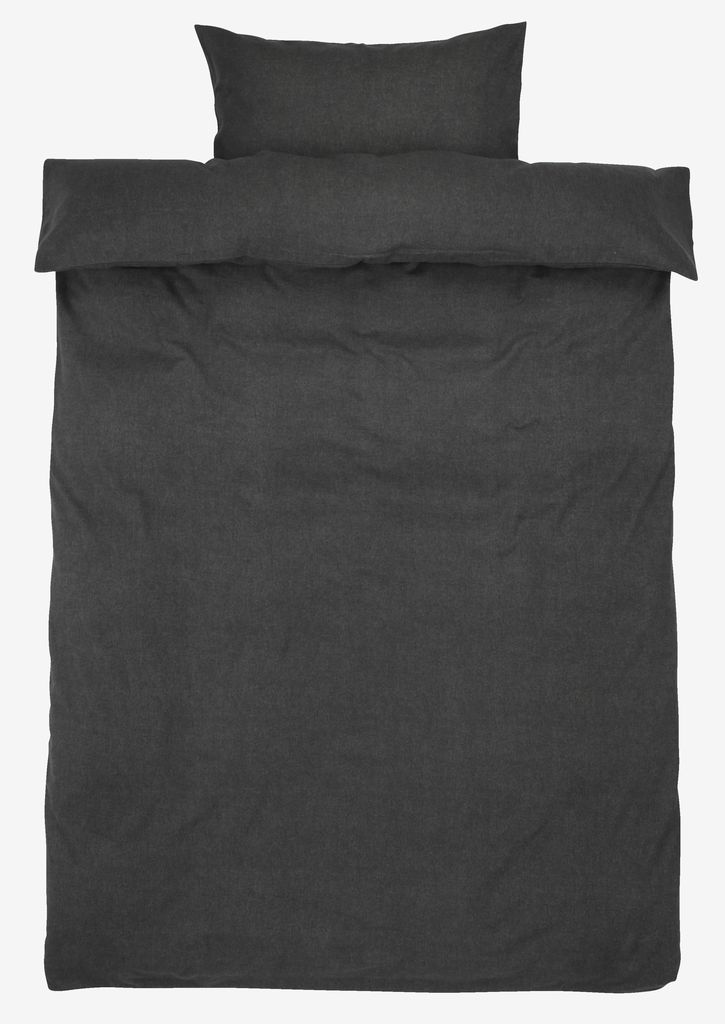 Jogo de cama de flanela VITA Gold VITA 140x200 cinza escuro