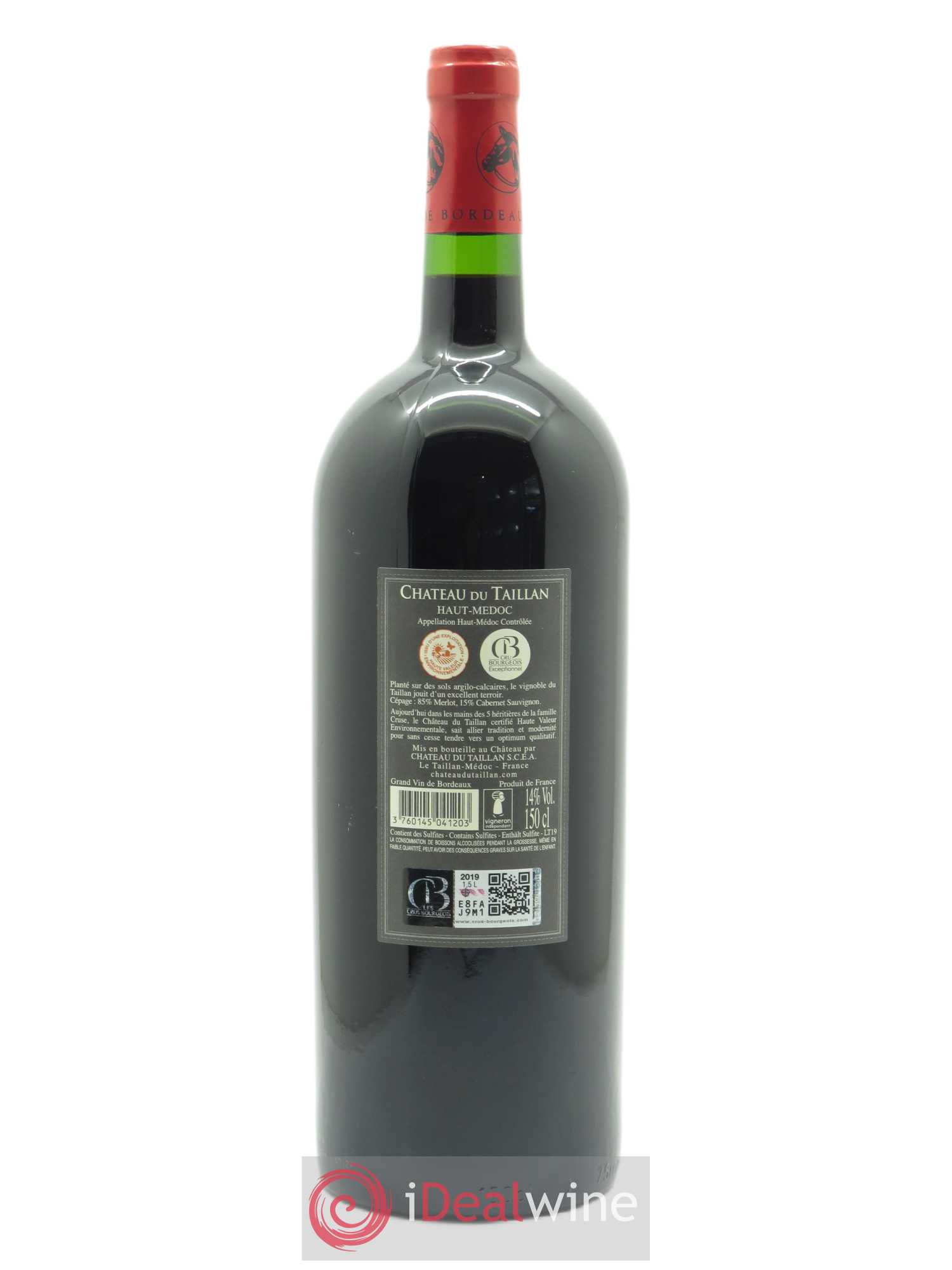 Château du Taillan Cru Bourgeois Exceptionnel  2019 - Lot de 1 Magnum