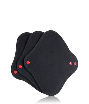 Lunette Reusable Pad medium - schwarz Periodenunterwäsche-3 Stk
