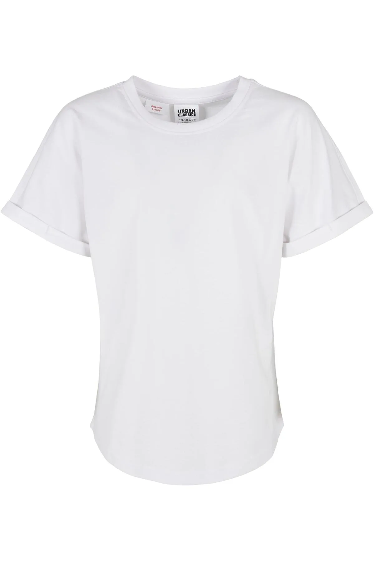 Urban Classics  Herren Boys Long Shaped Turnup Tee