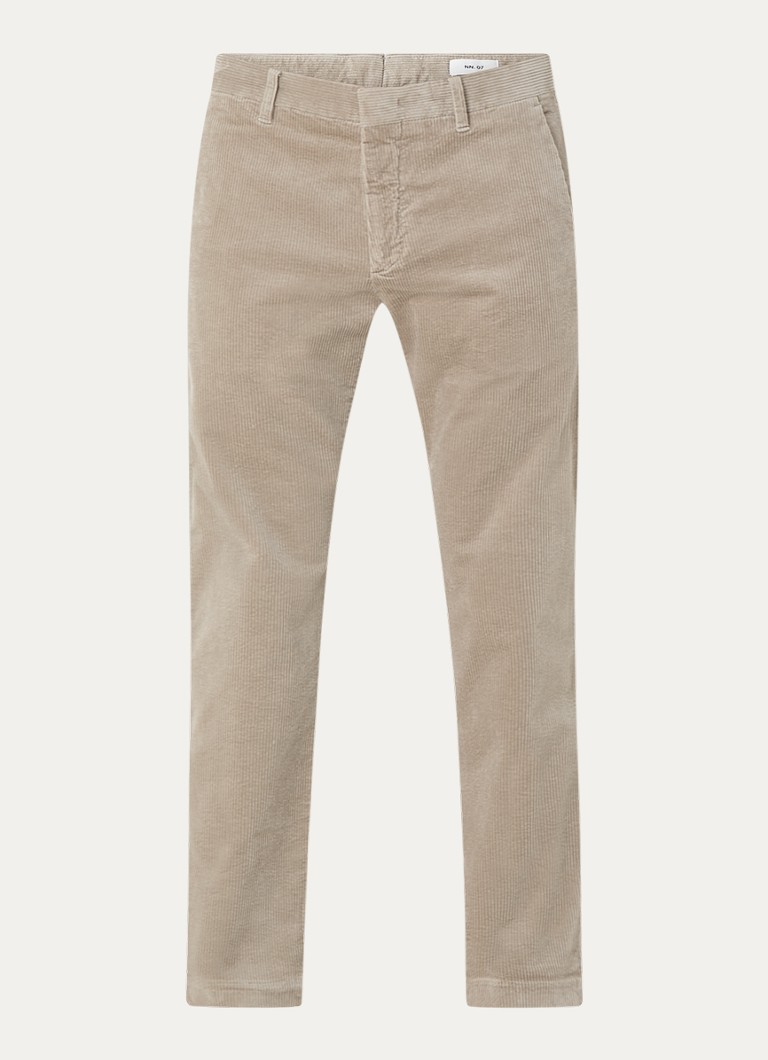 Pantaloni Theo slim fit din bumbac organic cu buzunare laterale (NN.07)