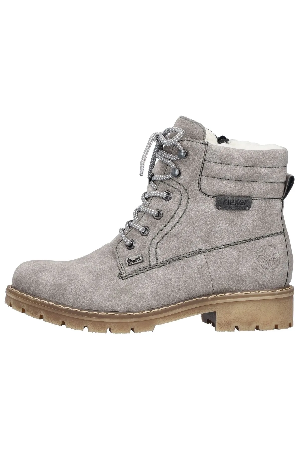 Rieker  Stiefelette - Grau - Blockabsatz