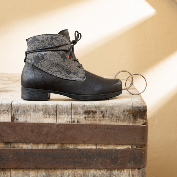 DENK! Stiefelette - Schwarz/Kombi