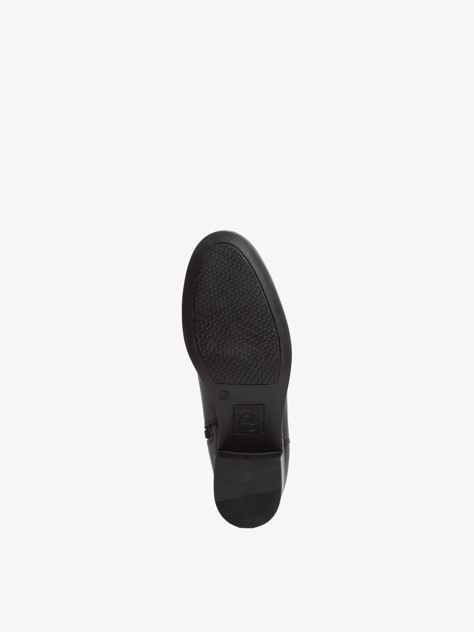 Bottine en cuir - noir