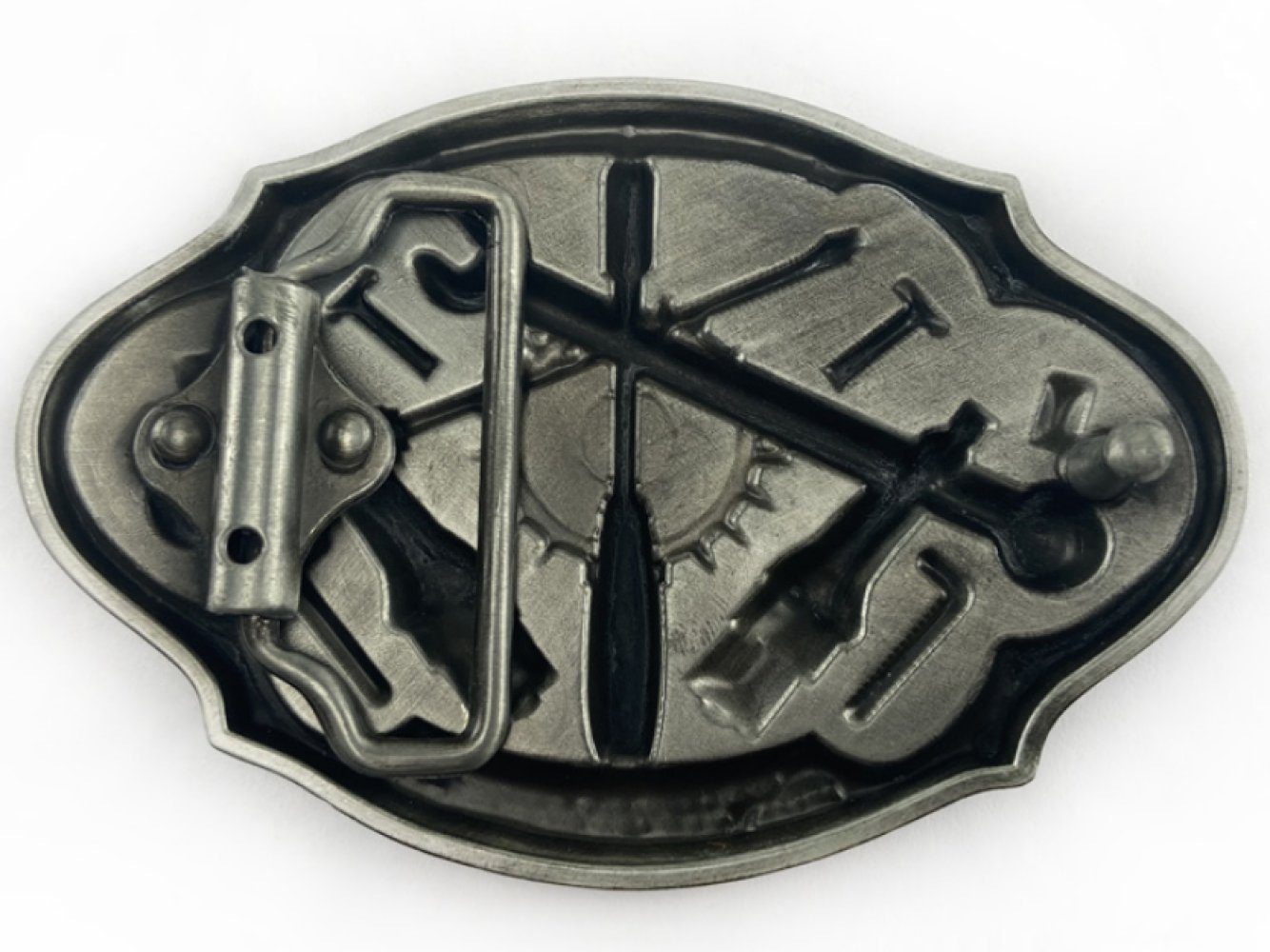 Ware aus aller Welt Gürtelschnalle KFZ Mechanicker / KFZ Schlosser Wechselschnalle Buckle