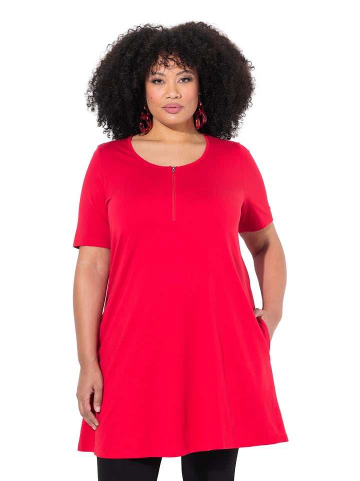 Ulla Popken Longshirt in lychee günstig kaufen