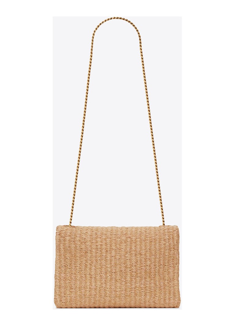 Borsa a tracolla media Kate di Saint Laurent con dettagli in pelle di vitello