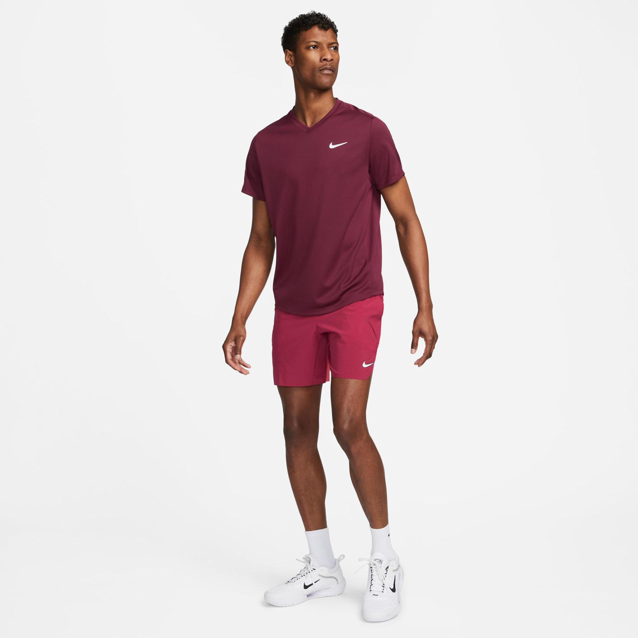 Dri-Fit Court Slam Shorts Herren - Rot