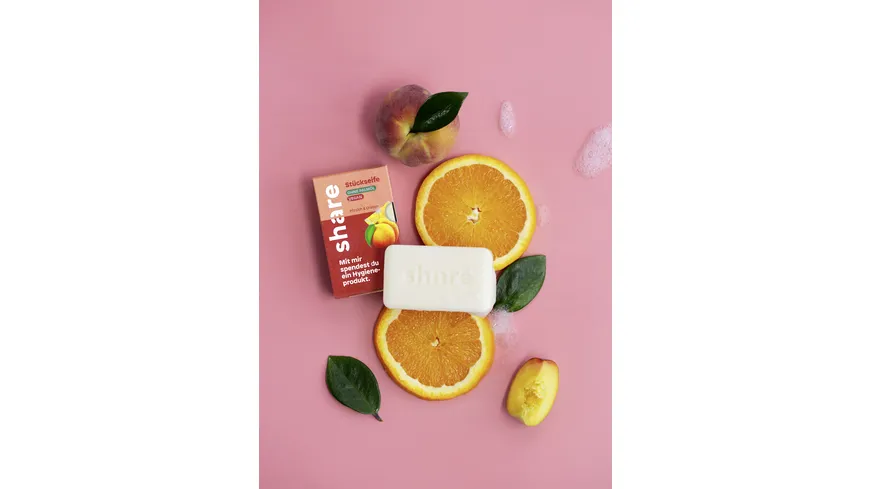 share Stückseife Pfirsich & Orange 100 g