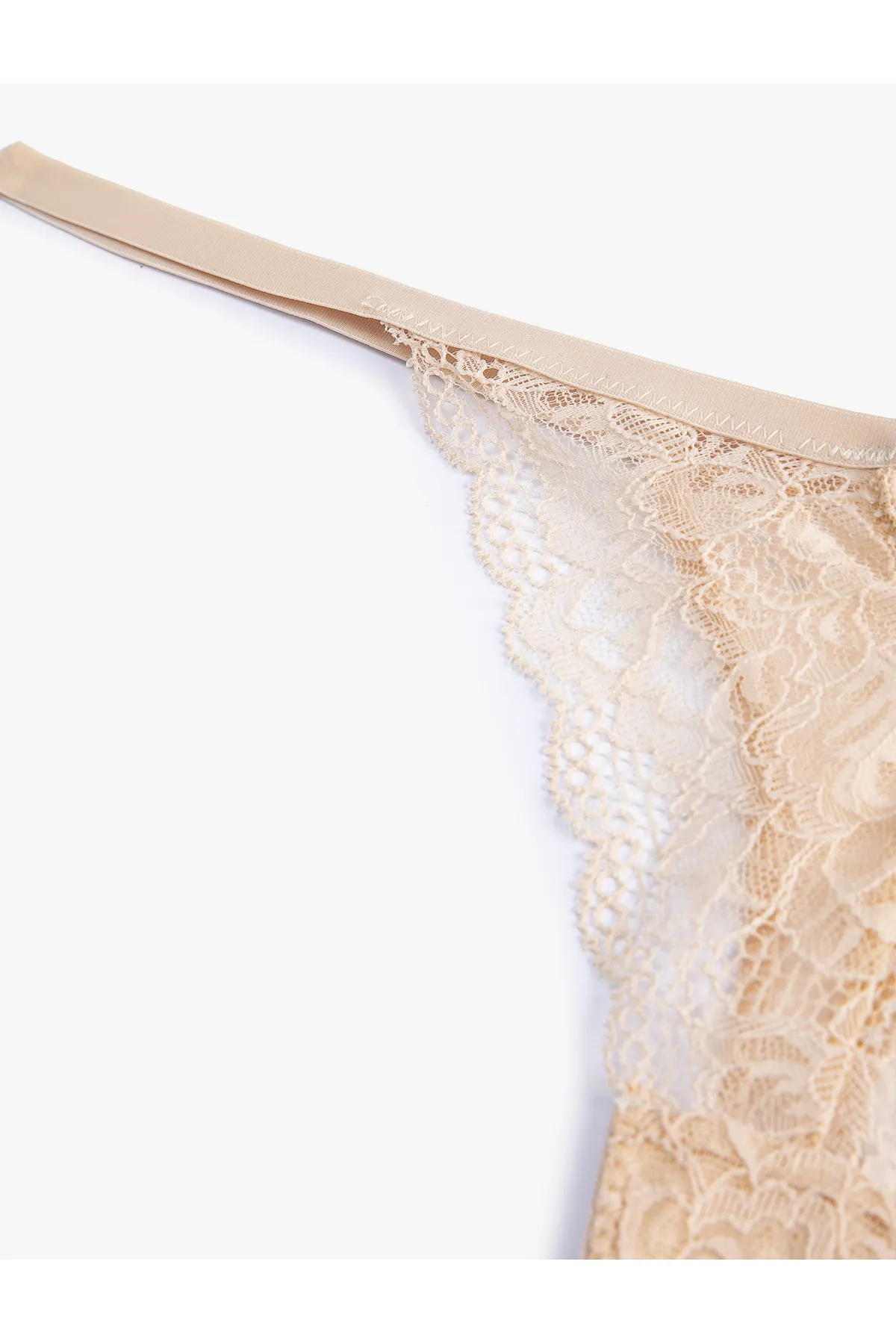Koton  String-Höschen mit Spitze und Blumenmuster