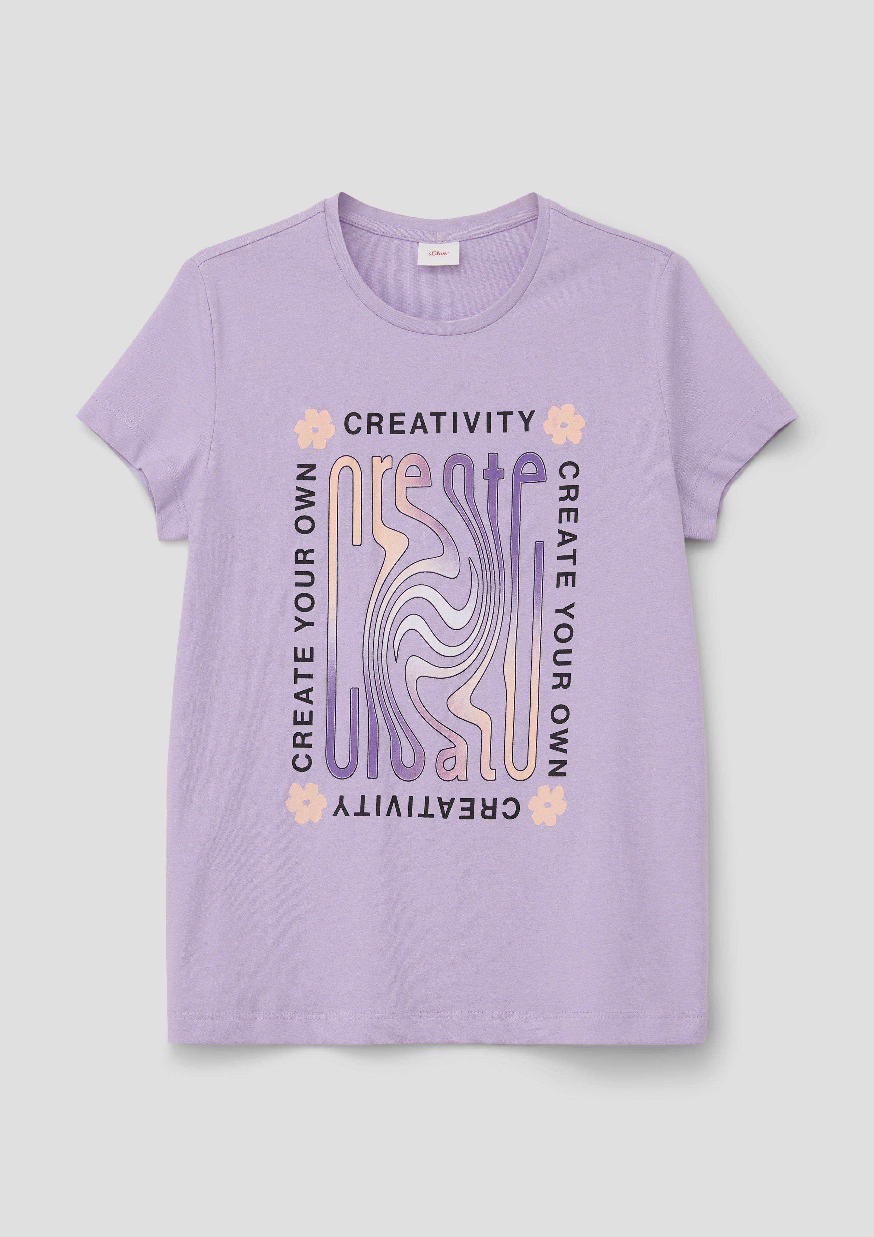 T-Shirt mit Frontprint  2142432-4704