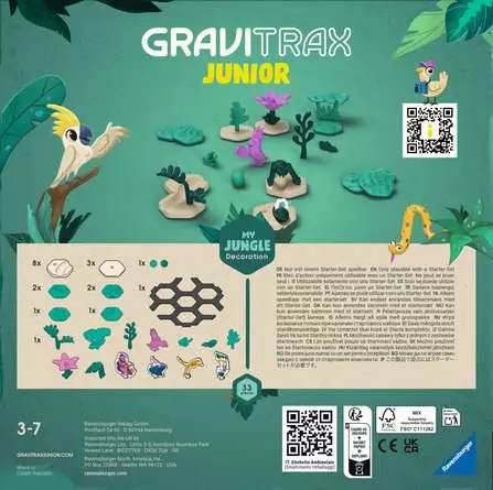 GraviTrax Junior Extension Jungle - Kugelbahn-Erweiterung für Kinder ab 3 Jahren