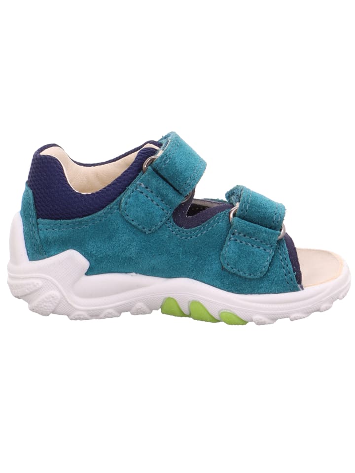 superfit Lauflernsandale FLOW in Grün/Blau günstig kaufen