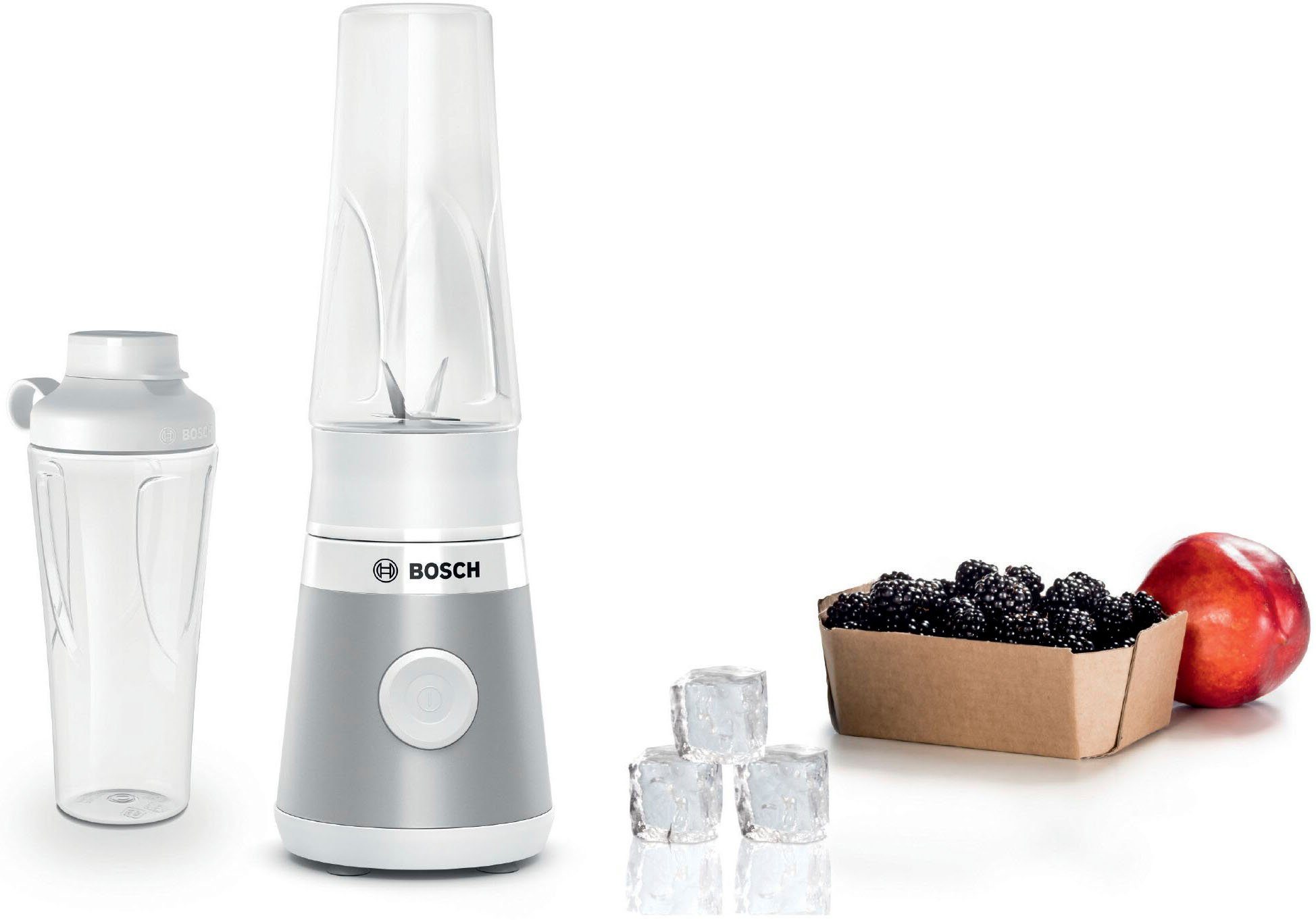 BOSCH Standmixer MMB2111T Mini, VitaPower Serie 2, 450 W, 40.000 rpm, TritanFlasche 0,6L, Trinkdeckel auslauf- und bruchsicher