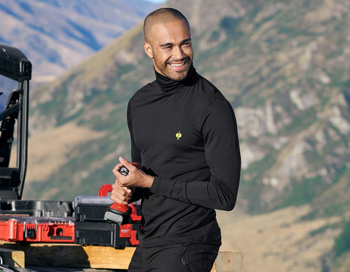 Rollkragenshirt Merino e.s.trail