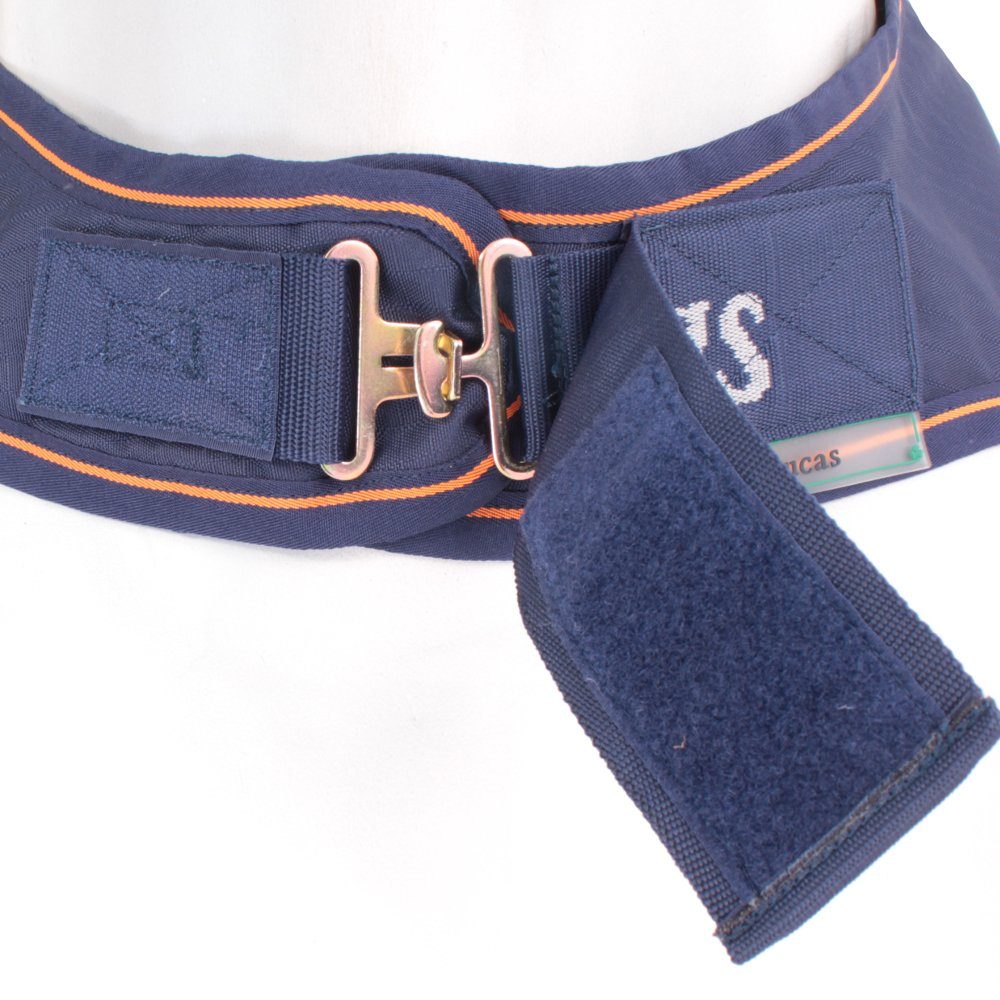 Bucas Pferde-Regendecke Bucas Therapy Walker 0g - Navy/Orange