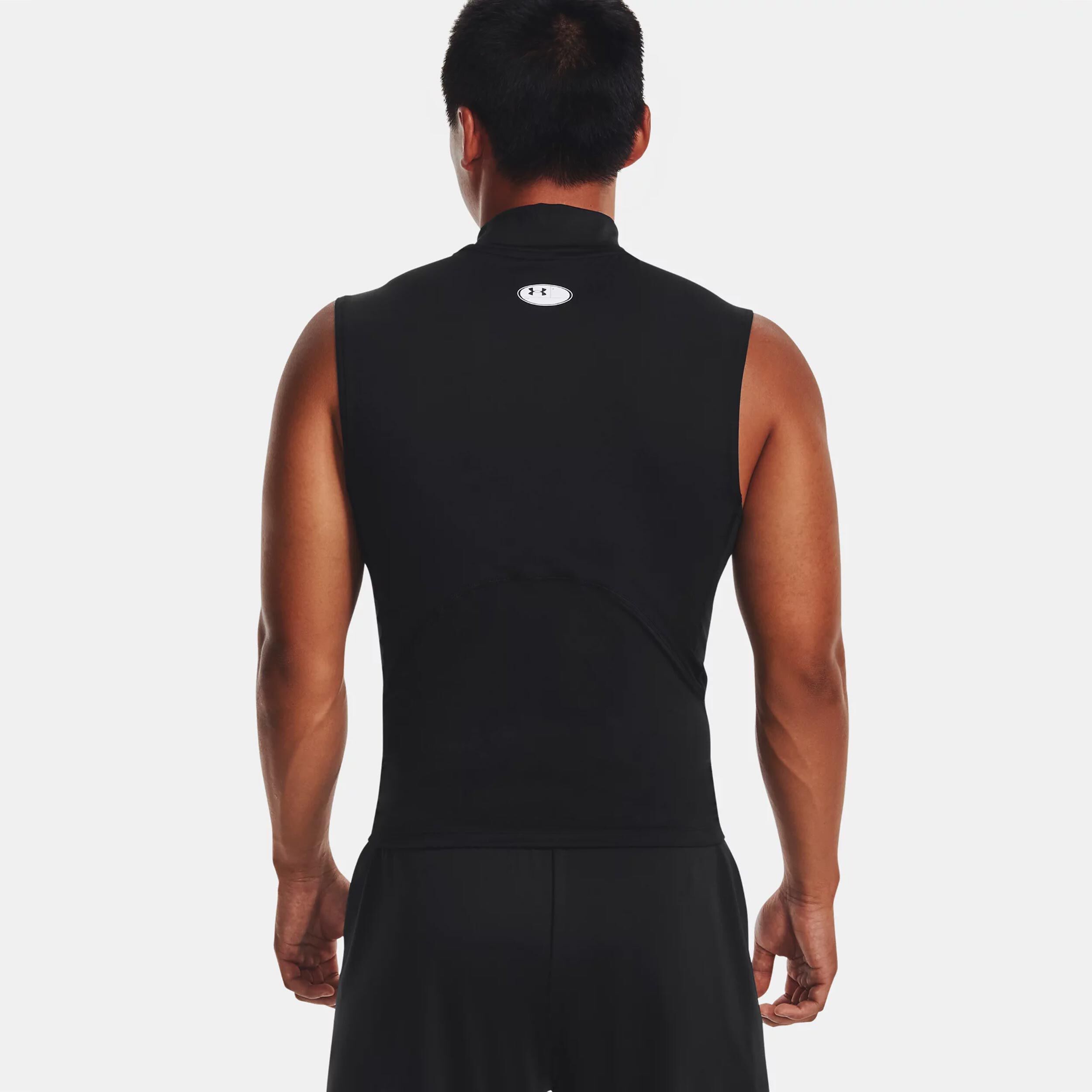 Armour Comp Mock Tank-Top Herren - Schwarz